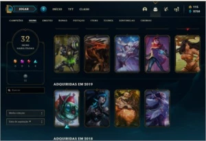 Conta lol Ouro 2 - League of Legends