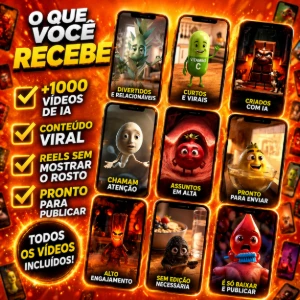 Pack Vídeos Objetos Falantes em Inglês - Vídeos e Cortes Cortes Virais