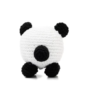 Urso Panda bola em amigurumi - Artesanato e Personalizados