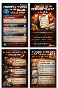 Canal Dark Lucrativo no YouTube - eBooks