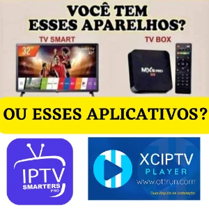 IPTV ( CANAIS COMPLETOS) SMARTV,TV BOX OU CELULAR - Assinaturas e Premium