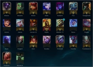 Conta D3 bom winratio/KDA poucos campões/skin - League of Legends LOL