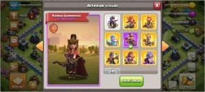 CV14 SEMI FULL TH14 19 SKINS 3 PAISAGENS 6 CONSTRUTOR - Clash of Clans