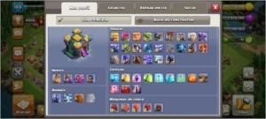 CV14 SEMI FULL TH14 19 SKINS 3 PAISAGENS 6 CONSTRUTOR - Clash of Clans