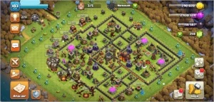 Cv 10 semi upada Falta pouca coisa rainha 38 e rei 30 - Clash of Clans