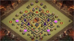cv 9.5 ótimo para guerras - Clash of Clans
