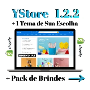 Tema Shopify Ystore Loja De Modas + Atualizações - Outros