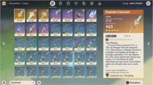 Conta com Venti com constelação + 3 armas 5 estrelas. - Genshin Impact