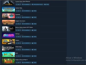 Conta Steam com prime no CSGO e R$200,00 em jogos