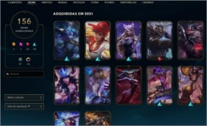 Conta lol 2012  Diamante 156 skins - League of Legends