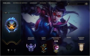 Conta lol 2012  Diamante 156 skins - League of Legends