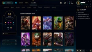 CONTA LOL TODOS OS CHAMPS - VENDO OU TROCO POR TIBIA - League of Legends