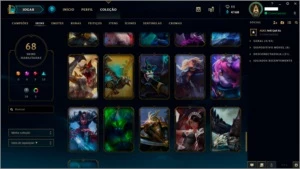 CONTA LOL TODOS OS CHAMPS - VENDO OU TROCO POR TIBIA - League of Legends