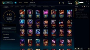 CONTA LOL TODOS OS CHAMPS - VENDO OU TROCO POR TIBIA - League of Legends