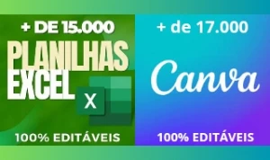 ⬜ Pack De Artes Prontas Do Canva + Planilhas 100% Editáveis⬜ - Outros