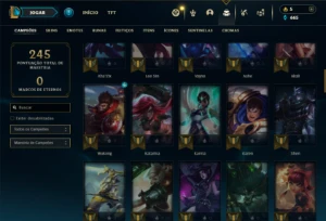 Bronze 3 com 85 Champs e 23 Skins ( Mais de 20 Jogos ) - League of Legends LOL