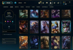 Bronze 3 com 85 Champs e 23 Skins ( Mais de 20 Jogos ) - League of Legends LOL