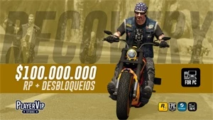 GTA Online PC - Dinheiro 100 milhões + Bônus