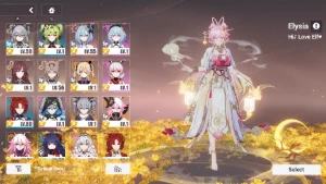 Honkai Impact 3Rd Eysia Nova + Skin + Mei Nova + Kiana Nova - Outros