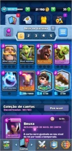 Conta clash Royale com passes poss