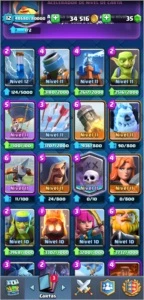 Conta clash Royale com passes poss