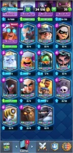 Conta clash Royale com passes poss