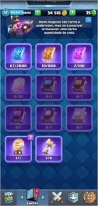 Conta clash Royale com passes poss