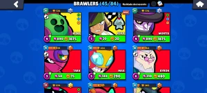 Conta brawl stars com ótimas skins e kanji acabou de liberar