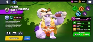 Conta brawl stars com ótimas skins e kanji acabou de liberar