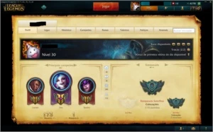 CONTA UNRANKED  - 74 CHAMP - 7 SKINS - League of Legends LOL