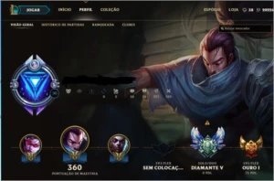 Conta Diamond V / All Champs/Runas/140 skins - League of Legends LOL
