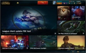 Conta League of Legends PBE LOL