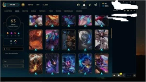 CONTA DE LEAGUE OF LEGENDS LOL