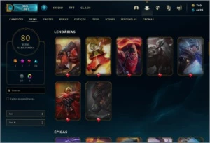 Vendo Conta LoL com várias skins (Urgente!) - League of Legends
