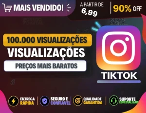 100MIL VISUALIZAÇÕES PARA REELS DO INSTAGRAM