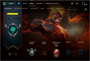 Conta League of Legends LOL