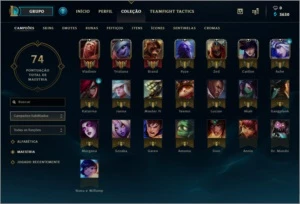Conta League of Legends LOL