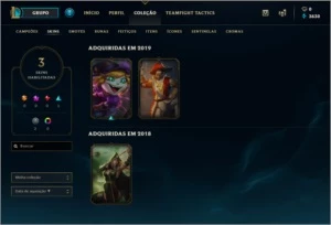 Conta League of Legends LOL