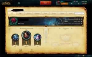 Conta borda Ouro III, unranked s7,  mmr alto! - League of Legends LOL