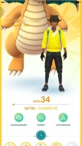 Conta Pokemon Go Level 34 - Pokémon