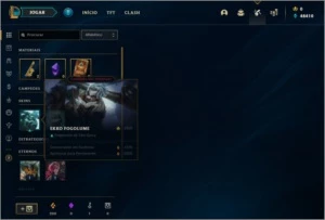 Smurf com Ekko Fogolume - League of Legends LOL