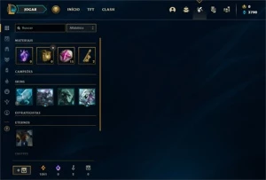 CONTA LEAGUE PLAT 2 80 PDL 72% WR SMURF JOGANDO COM D1 - League of Legends LOL