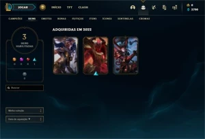 CONTA LEAGUE PLAT 2 80 PDL 72% WR SMURF JOGANDO COM D1 - League of Legends LOL