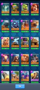 Conta Clash Royale básica nível 22 (09 torre do rei)