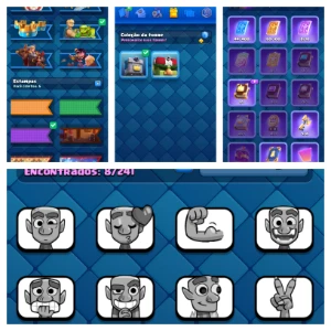 Conta Clash Royale básica nível 22 (09 torre do rei)