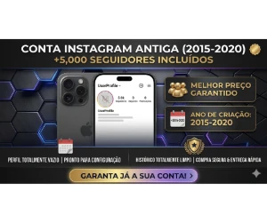 Conta Raras Instagram 2015-2020 Com 5K De Seguidores Melhor - Redes Sociais