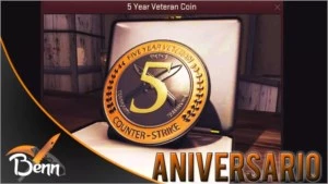 Steam Com 13 Anos + Medalha 5 Anos No Csgo/promoção - Counter Strike