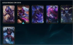 Conta Ex Platina 4 - Ex Smurf  - 51 Campeões - 18 Skins - League of Legends LOL