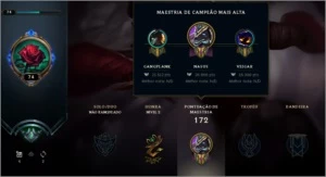 Conta Ex Platina 4 - Ex Smurf  - 51 Campeões - 18 Skins - League of Legends LOL