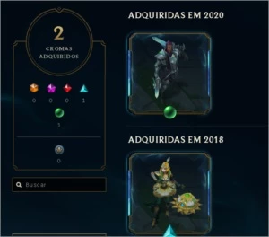 Conta Ex Platina 4 - Ex Smurf  - 51 Campeões - 18 Skins - League of Legends LOL